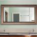 Rayne Mirrors Bathroom/Vanity Mirror Metal in Black/Brown | 53.5 H x 32 W x 1 D in | Wayfair DV029-26.5/48
