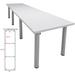 12' x 3' Post Leg Conference Table