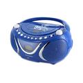 Metronic 477132 Radio CD- MP3 Boombox Square Blau