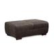 Cavadore Hocker Mavericco / XXL Sofa-Hocker in Lederoptik / Industrial Style / Passend zu Big Sofa und Ecksofa Mavericco / 108 x 71 x 41 cm (BxHXT) / Mikrofaser Anthrazit