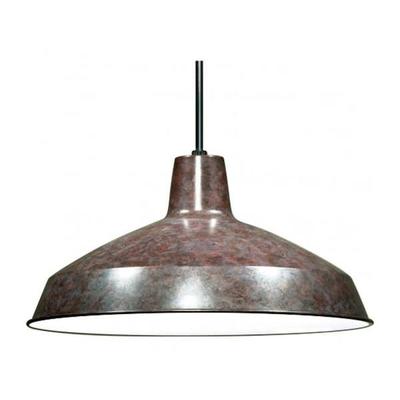 Nuvo Lighting 76662 - 1 Light Old Bronze Warehouse Aluminum Shade Pendant Light Fixture (1 Light - 16