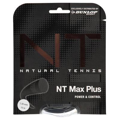 Dunlop Tennissaiten "NT Max Plus" 1,30 mm 12 m Set, schwarz, Gr. 1,3