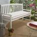 Longshore Tides Indoor/Outdoor Sunbrella Bench Cushion in White | 2 H x 43 W x 18 D in | Wayfair WF148211SC