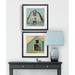 August Grove® 'Barns II' 2 Piece Framed Print Set Wood/Canvas/Paper in Blue/Brown/Gray | 16 H x 0.75 D in | Wayfair