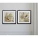 Winston Porter 'Nature Notation' 2 Piece Framed Graphic Art Print Set Wood/Canvas/Paper in Brown | 16 H x 0.75 D in | Wayfair
