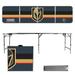 Vegas Golden Knights Striped Design 8' Portable Folding Tailgate Table