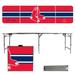 Boston Red Sox Striped Design 8' Portable Folding Tailgate Table