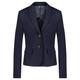 Marc Cain Damen Blazer aus feinem Jersey, marine, Gr. 36