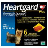 Heartgard Plus For Small Dogs (Upto 25lbs) Blue 6 Chews