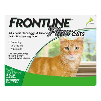 Frontline Plus For Cats 3 Pipettes