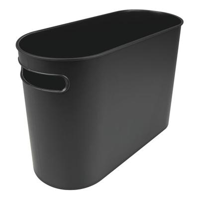 helit Papierkorb »the oval« schwarz, 17.8x30x45 cm