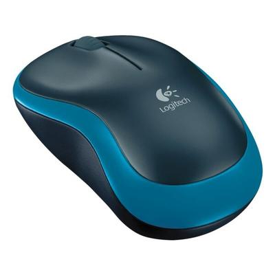 Logitech Optische PC-Maus »M185« blau, 9.9x6x3.9 cm