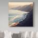 Trademark Fine Art 'Sheltered Cove' Photographic Print on Wrapped Canvas in Blue/Brown | 18 H x 18 W x 2 D in | Wayfair ALI31075-C1818GG