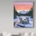 Trademark Fine Art Jeff Tift Winters Dawn - Wrapped Canvas Graphic Art Print Canvas in White/Black | 47 H x 35 W x 2 D in | Wayfair