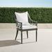 Avery Dining Arm Chair with Cushions in Slate Finish - Rain Indigo - Frontgate