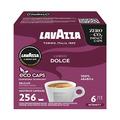 Lavazza, A Modo Mio Lungo Dolce, 256 Coffee Capsules, with Aromatic Notes of Dried Fruits, for a Sweet Espresso, 100% Arabica, Intensity 6/13, Medium Roasting, Compostable, 16 Packs of 16 Coffee Pods
