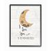 Harriet Bee Felan I Love You Moon Framed Art Wood in Brown/White | 14 H x 11 W x 1.5 D in | Wayfair 90FCD8865430405FAFD1A9A448FFE94F