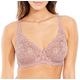 Triumph 300 W Amourette Underwired Full Cup Coverage Non Padded Lace Bra Retro Pink Pink 36DD