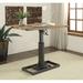 Williston Forge Gowdy Adjustable Standing Desk Wood/Metal in Black/Brown/Gray | 42 H x 48.5 W x 26.75 D in | Wayfair
