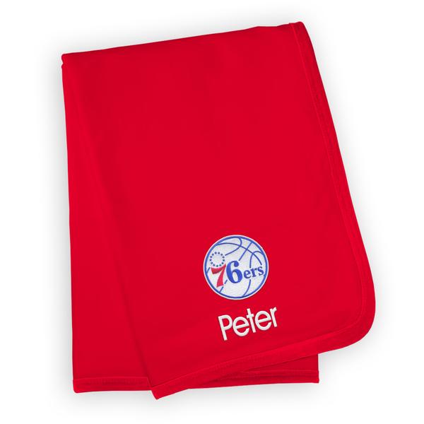 infant-red-philadelphia-76ers-personalized-blanket/