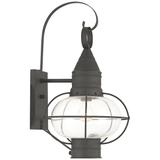 Newburyport 20 3/4" High Black Outdoor Wall Light