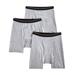 Blair Men's Knit Boxer Briefs 3-Pack - Grey - M