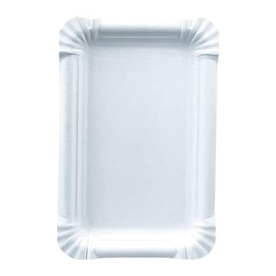 Papstar 250er-Pack Einweg-Teller »pure« aus Frischfaserkarton 13x20 cm weiß, 13x20 cm