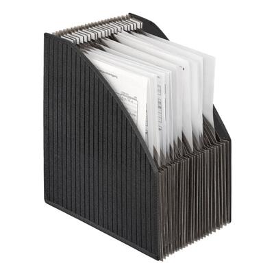 Stehsammler-Fächerbox 4446280 schwarz, Veloflex, 32x6 cm