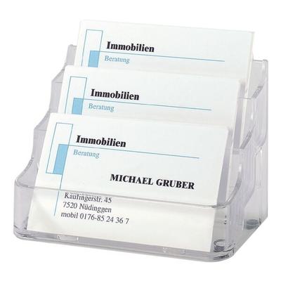 Sigel Visitenkartenaufsteller VA130 transparent, 10x8x7 cm