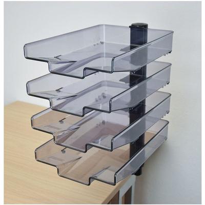 Hansa Briefkorb Schwenkarm 4er-Schwenkflügler H503400 schwarz, 24x34 cm
