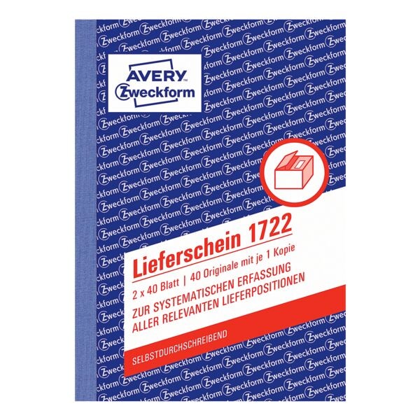 Avery Zweckform Lieferschein »1722« gelb Image