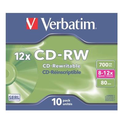 CD-Rohlinge »CD-RW« silber, Verbatim