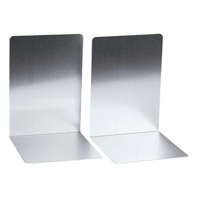 Buchstütze Aluminium 21 cm hoch grau, MAUL, 15x21x16 cm