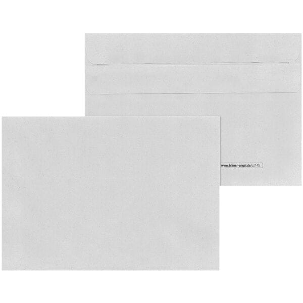 Mailmedia Briefumschläge C6 ohne Fenster mit Selbstklebung - 1000 Stück grau, 16.2x11.4 cm Image