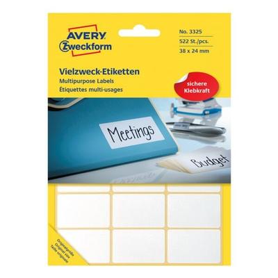 Avery Zweckform 522er-Pack Vielzweck-Etiketten »3325« weiß Image