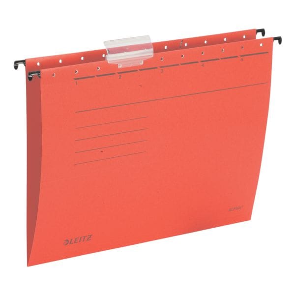 Leitz Hängemappen »Alpha 1985« 5 Stück rot