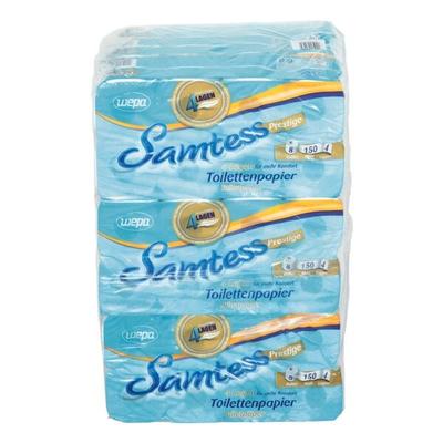 wepa Prestige Toilettenpapier 4-lagig - 72 Rollen weiß