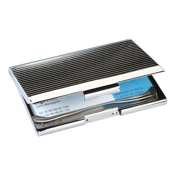 Sigel Visitenkartenetui VZ130 silber, 9.5x0.7x6.2 cm Image
