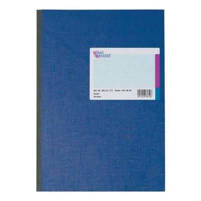 Geschäftsbuch »Kartoneinband« - liniert grau, König & Ebhardt, 21x29.7 cm