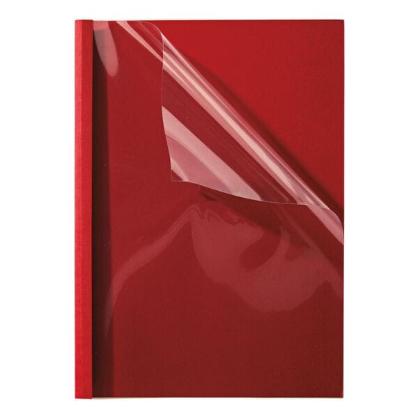 OTTO Office Thermobindemappen bis 60 Blatt Leinenstruktur rot, 21.15x29.7 cm Image