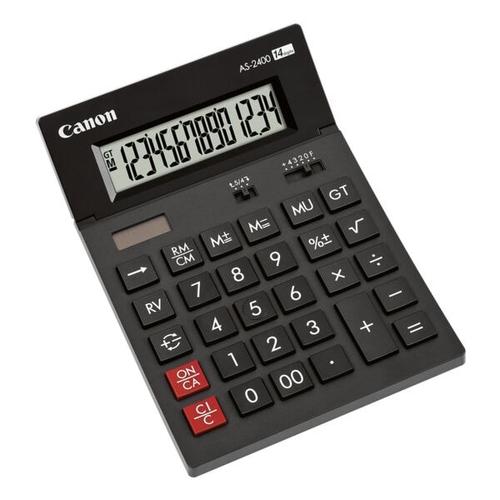Taschenrechner »AS-2400« grau, Canon, 14x3.4x19.8 cm