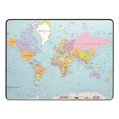 Schreibunterlage »Weltkarte« transparent, Durable