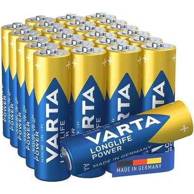 Varta 24er-Pack Batterien »LONGLIFE Power« Mignon / AA / LR06