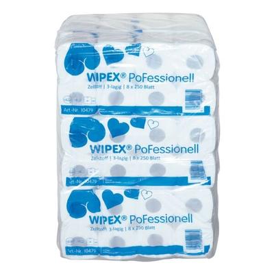 WIPEX Toilettenpapier 3-lagig - 72 Rollen weiß Image