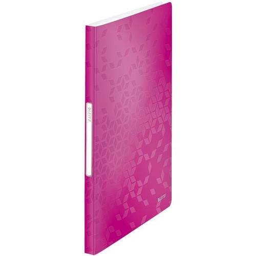 Präsentations-Sichtbuch »WOW 4632« 40 Hüllen pink, Leitz, 23.1×31 cm