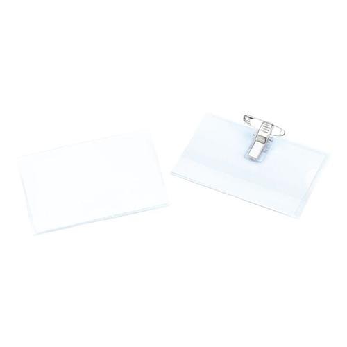Namensschilder 90×57 mm transparent, OTTO Office, 9×5.7 cm