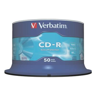 Verbatim 50 CD-Rohlinge »CD-R« silber