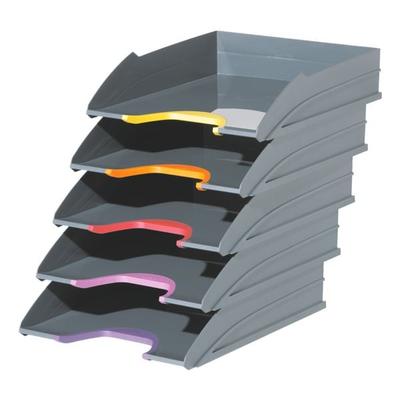 5x Briefablage »Varicolor®« grau, Durable