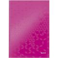 Notizbuch »WOW 4627« A5 liniert - 160 Seiten pink, Leitz