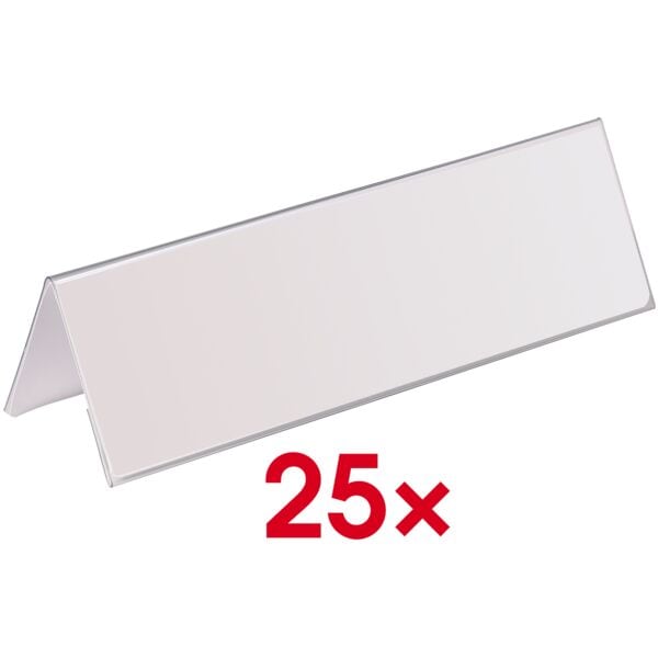 Durable Tischaufsteller 10,5 x 29,7 cm transparent, 29.7x10.5 cm Image